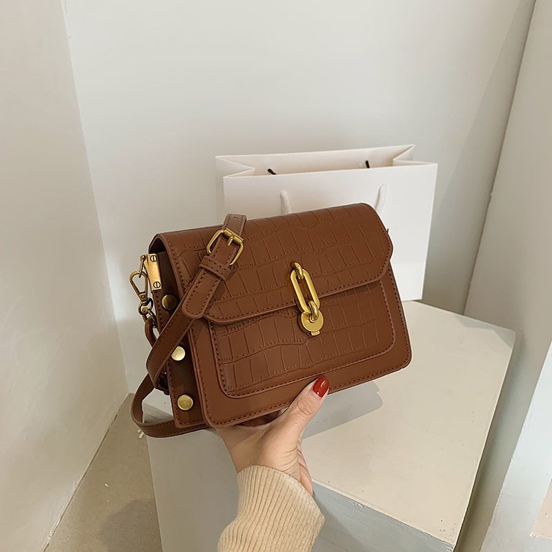 Pure Color Messenger Bag