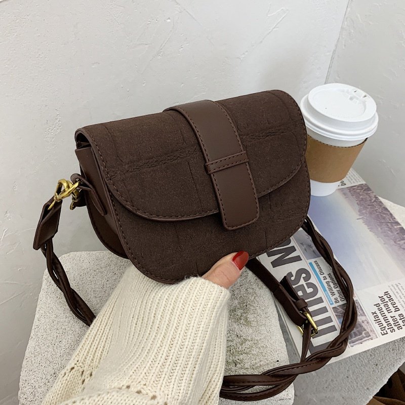 Retro Frosted Messenger Bag