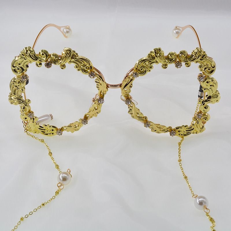 Magazine Hipster Party Carved Exaggerated Sunglasses