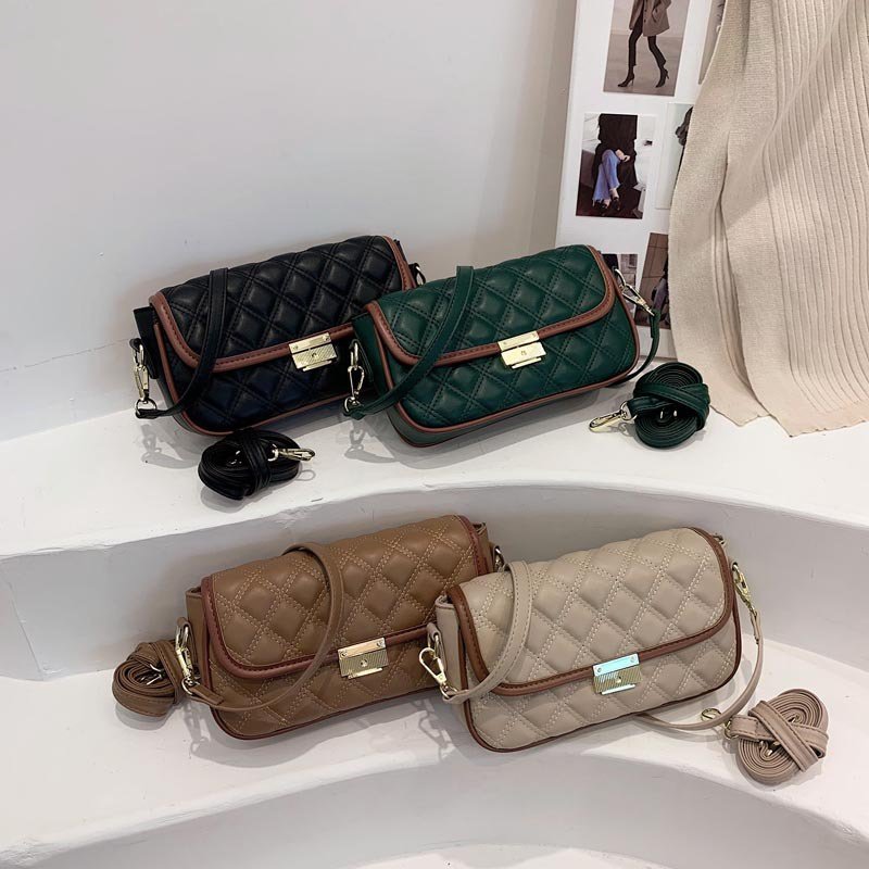 Net Red Hit Color Small Square Bag