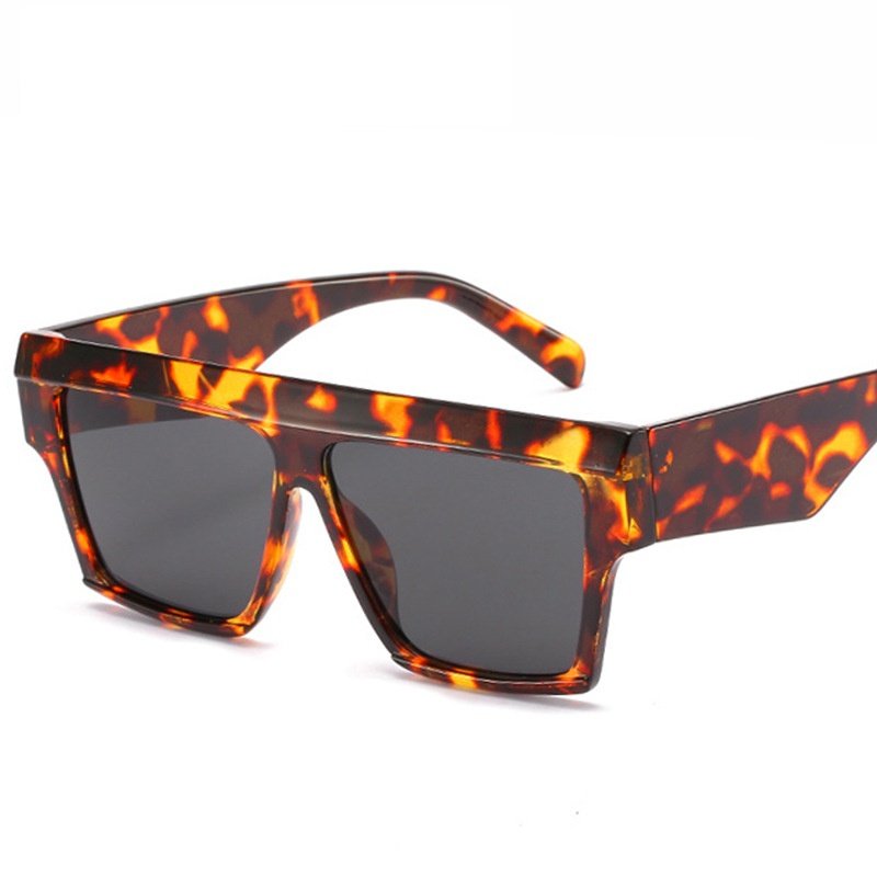 Retro Thick Color Frame Sunglasses