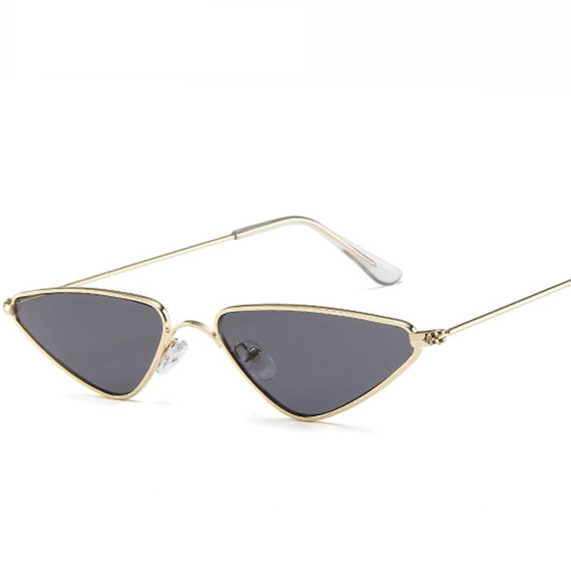 Multicolor Small Triangle Frame Sunglasses